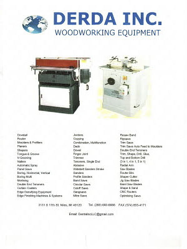Derda Inc. - Woodworking